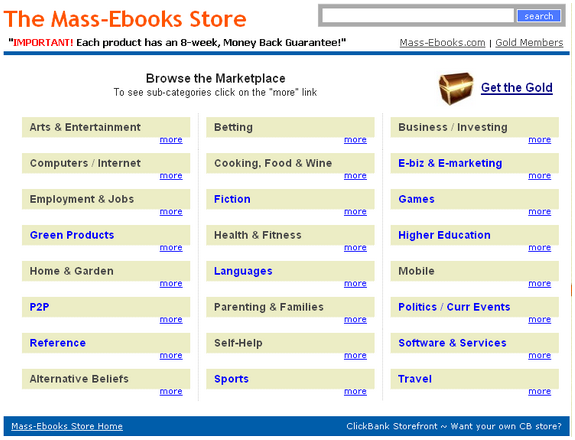 Mass-Ebooks Digital Store